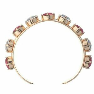 Ρυθμιζόμενο Βραχιόλι με Ροζ Κρύσταλλα - Χρυσό | The Gem Stories Jewelry - ημιπολύτιμες πέτρες, χαλκός, σταθερά, επιπλατινωμένα, χεριού - 2