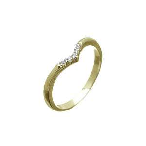 Μίνιμαλ Δαχτυλίδι V - 925 Sterling Silver Ring | The Gem Stories Jewelry - επιχρυσωμένα, ασήμι 925, σταθερά, χεριού