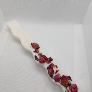 Χειροποίητη Φυτική Αρωματική Λαμπάδα (Roses) - κορίτσι, λουλούδια, λαμπάδες, για ενήλικες, για εφήβους - 2