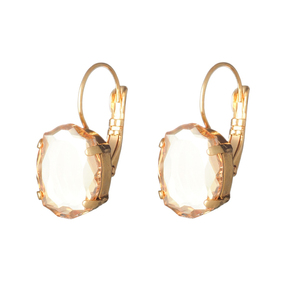 Μπαρόκ Σκουλαρίκια σε Χρυσό Χρώμα | The Gem Stories Jewelry - ασήμι, επιχρυσωμένα, swarovski, μικρά, γάντζος - 2
