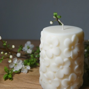 Floral Column 270gr. - διακοσμητικά, soy candle, soy candles - 4