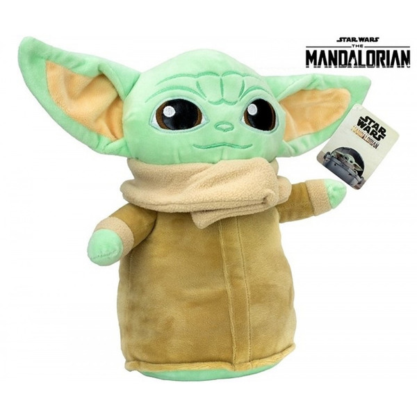 Αυθεντική κούκλα Star Wars Mandalorian (The child baby Yoda) με δώρο πασχαλινή λαμπάδα - αγόρι, για παιδιά, για ενήλικες, σούπερ ήρωες, παιχνιδολαμπάδες - 2