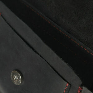 Γυναικείο χειροποίητο τσαντάκι Toya από δέρμα σε μαύρο χρώμα - δέρμα, ώμου, χιαστί, all day, μικρές - 4