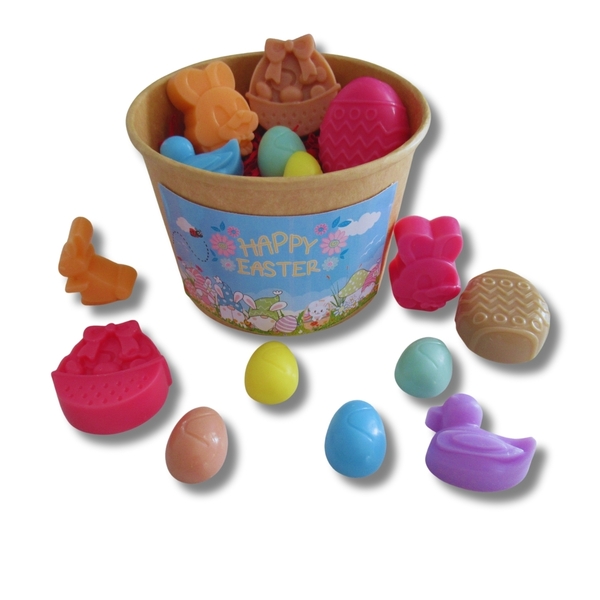 Easter's Special Box: "Happy Easter" (120gr) - διακοσμητικά, πασχαλινά δώρα, αρωματικό χώρου, soy candle - 2