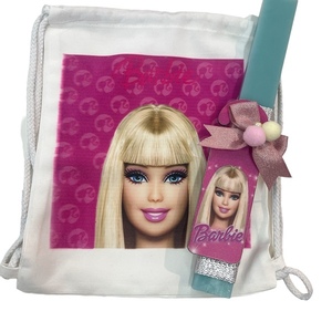 Σετ Πασχαλινή λαμπάδα Barbie με σακίδιο πλάτης - κορίτσι, λαμπάδες, σετ, για παιδιά, κούκλες