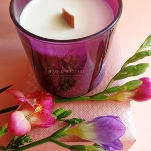 Αρωματικό κερί σόγιας ''Fresh Lily'', 280γρ. - κερί, αρωματικά κεριά, κεριά, κερί σόγιας - 3