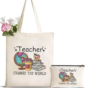 Τετράγωνη λαμπαδα δώρο τσάντα για δασκάλα - κορίτσι, λαμπάδες - 2