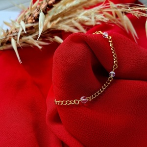 Gold Rozeta Bracelet - ατσάλι, χεριού, αυξομειούμενα, φθηνά