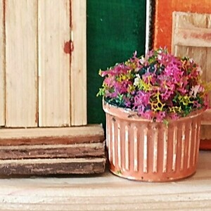 Κλειδοθήκη-κρεμάστρα ρουστίκ ξύλινη φθινοπωρινά χρώματα 19 Χ 25 Χ 5 cm - ξύλο, ζωγραφισμένα στο χέρι, χειροποίητα, κλειδοθήκες, ξύλινα διακοσμητικά τοίχου - 2
