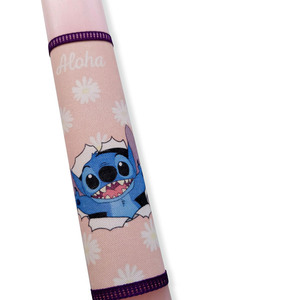 Λαμπάδα "Stitch" αρωματική ροζ κερί 30εκ - κορίτσι, λαμπάδες, για παιδιά, ήρωες κινουμένων σχεδίων