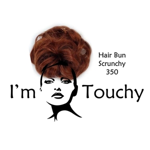 SCRUNCHY HAIR BUN RED 350 - μαλλί, μοδάτο, δώρα για γυναίκες, λαστιχάκια μαλλιών