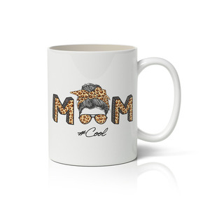 Κεραμική κούπα με τύπωμα Cool Mom για τη γιορτή της μητέρας 350ml - πηλός, πορσελάνη, μητέρα, κούπες & φλυτζάνια, ημέρα της μητέρας