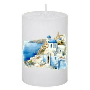 Κερί Καλοκαιρινό Santorini 91, 5x7.5cm - αρωματικά κεριά