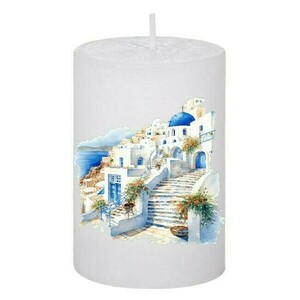 Κερί Καλοκαιρινό Santorini 100, 5x7.5cm - αρωματικά κεριά