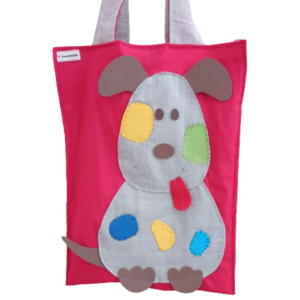 Υφασμάτινη τσάντα σκυλάκι - κορίτσι, αγόρι, δώρο, για παιδιά