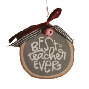 Χειροποίητο προσωποποιημένο ξύλινο δώρο για δασκάλα best teacher ever - ζωγραφισμένα στο χέρι, personalised, αξεσουάρ γραφείου, για δασκάλους, η καλύτερη δασκάλα