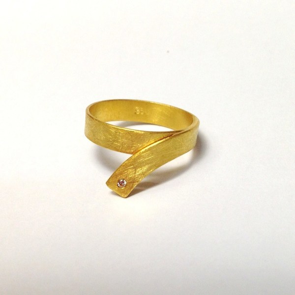 δαχτυλίδι ring simplicity - επιχρυσωμένα, ασήμι 925, δαχτυλίδι, μικρά, boho, σταθερά, φθηνά - 2