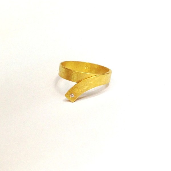 δαχτυλίδι ring simplicity - επιχρυσωμένα, ασήμι 925, δαχτυλίδι, μικρά, boho, σταθερά, φθηνά - 4