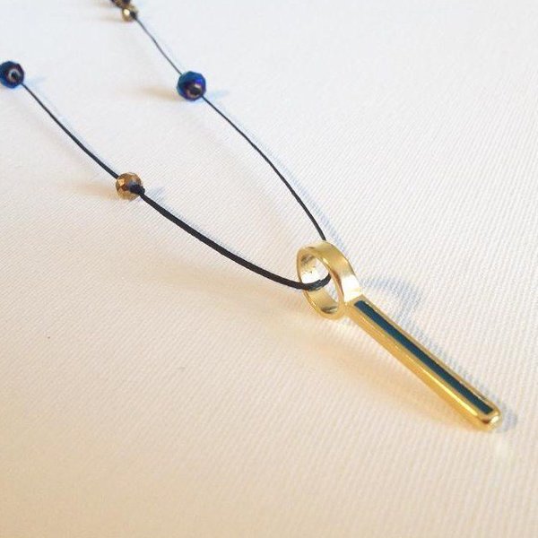 LARA ART Key necklace - charms, μακριά, επιχρυσωμένο στοιχείο, φθηνά