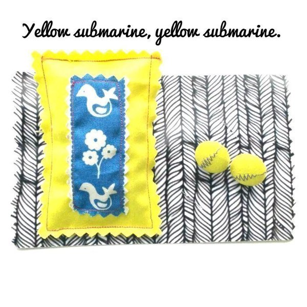 Yellow submarine, yellow submarine. - ύφασμα, βαμβάκι, fashion - 2