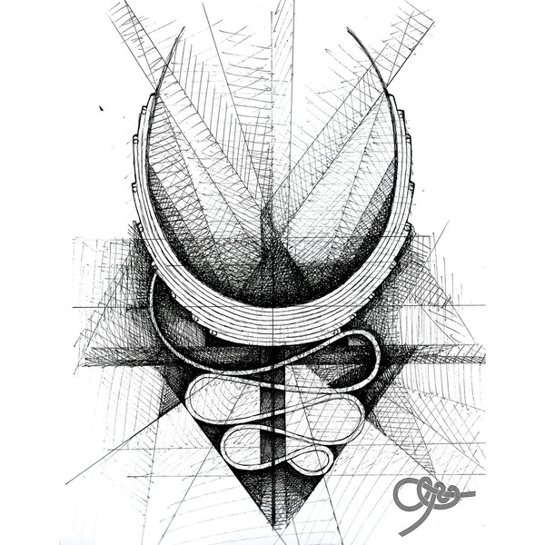 Shri Shiva - Macrame κολιέ - Εμπνευσμένο από Ινδική θεότητα του χορού - δέρμα, γυναικεία, μακραμέ, κορδόνια, γεωμετρικά σχέδια, χειροποίητα, δερμάτινα κορδόνια, boho, μεγάλα, Black Friday - 4