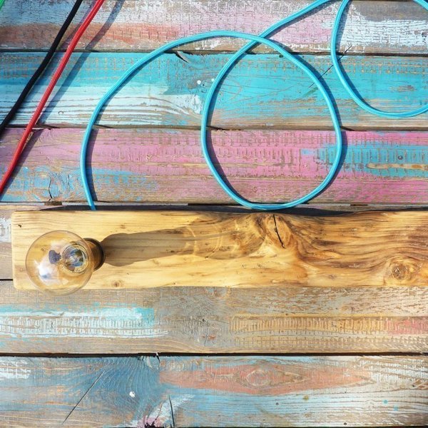 Long. Μοναδικό, χειροποίητο φωτιστικό από ξύλο...της θάλασσας! - ξύλο, vintage, μοναδικό, ορείχαλκος, πορτατίφ, χειροποίητα, ξύλινα διακοσμητικά - 5