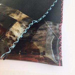 Θήκη Καπνού Vinyl - κερωμένα κορδόνια, αγάπη, χειροποίητα, θήκες, καπνοθήκες, Black Friday - 2