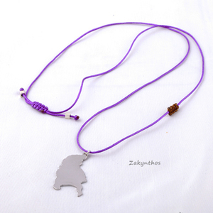 ΘΑΣΟΣ-ΤΗΝΟΣ-ΖΑΚΥΝΘΟΣ - handmade, νήμα, μακρύ, δώρο, αγάπη, κολιέ, κορδόνια, χειροποίητα, θάλασσα, μακριά, personalised, unisex, unique, gift, επέτειος, αναμνηστικά, gift idea, για εκείνη, δώρα για άντρες, μακραμέ κούμπωμα, αυξομειούμενα, δώρα για γυναίκες - 3