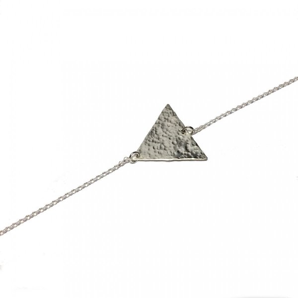 Love Triangle Bracelet - ασήμι, αλυσίδες, βραδυνά, γυναικεία, ασήμι 925, ανδρικά, γεωμετρικά σχέδια, rock, σταθερά - 3
