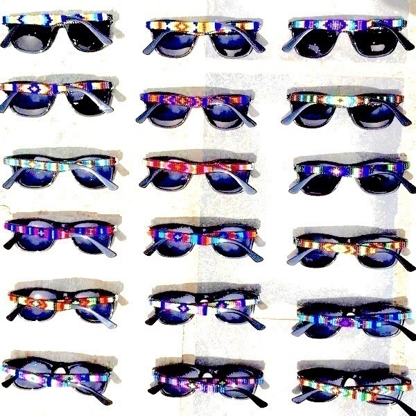 Fox sunglasses - πολύχρωμο, γυαλί, design, πλαστικό, χειροποίητα, boho