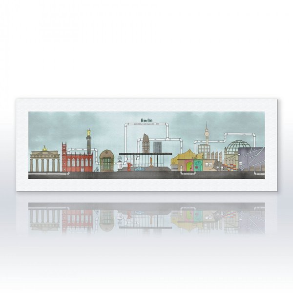"Berlin" Canvas print - εκτύπωση, ξύλο, καμβάς, επιτοίχιο, διακόσμηση, αφίσες