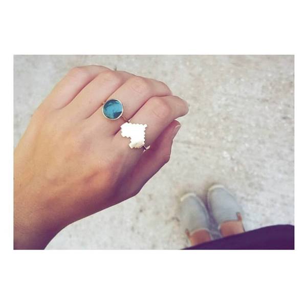 "Candy" ring - χειροποίητα, ορείχαλκος, αυξομειούμενα, επιχρυσωμένα, minimal, μικρά, boho - 3