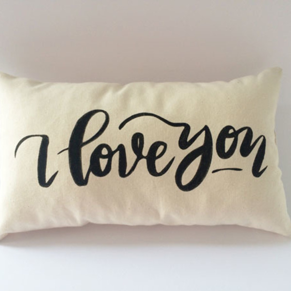 I love you pillow, μαξιλάρι "σε αγαπώ" quote - βαμβάκι, διακοσμητικό, σπίτι, διακόσμηση, αγάπη, δώρα γάμου, δωμάτιο, σε αγαπώ, ερωτευμένοι, μαξιλάρια