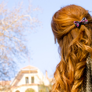 Σετ Hair Bow Floral Patterns Λαστιχάκια - ύφασμα, φιόγκος, λαστιχάκι, φλοράλ, λαστιχάκια μαλλιών - 3