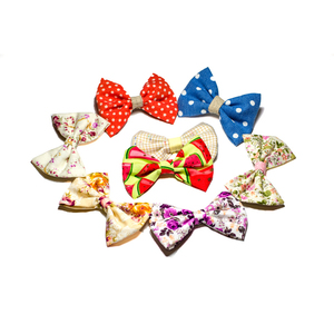 Hair Bow Clips - κοκκαλάκι, ύφασμα, φιόγκος