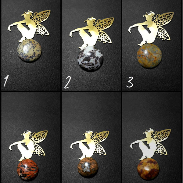 ~Seastone Collection~ "Fairy" - Μενταγιόν από ορείχαλκο και φυσικό βότσαλο. - βραδυνά, vintage, κλασσικό, design, ιδιαίτερο, μοναδικό, μοντέρνο, επιχρυσωμένα, ορείχαλκος, μακρύ, donkey, κορδόνια, χειροποίητα, romantic, minimal, κοντά, personalised, unisex, boho, ethnic, rock, μπρούντζος, κρεμαστά, βότσαλα, αυξομειούμενα - 3