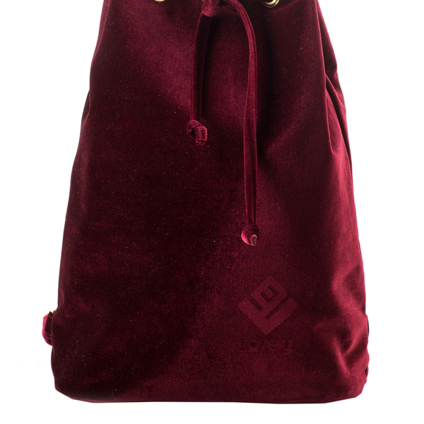 Pouch Velvet Backpack - handmade, πουγκί, σακίδια πλάτης, τσάντα, βελούδο, χειροποίητα