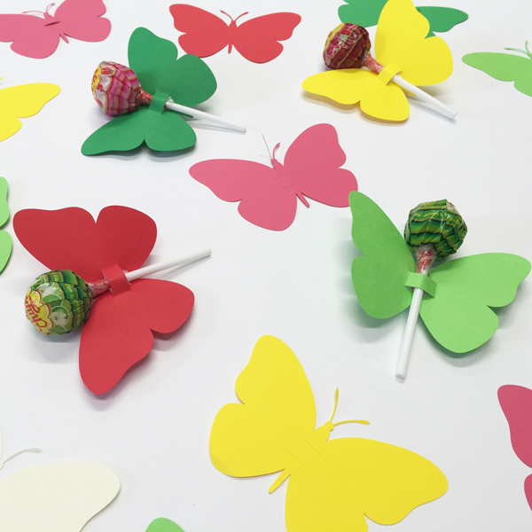 Πεταλούδες για γλειφιτζούρια | Party Favors | 12 τεμάχια - δώρο, πεταλούδα, διακοσμητικά, παιδικό πάρτυ, ζωάκια