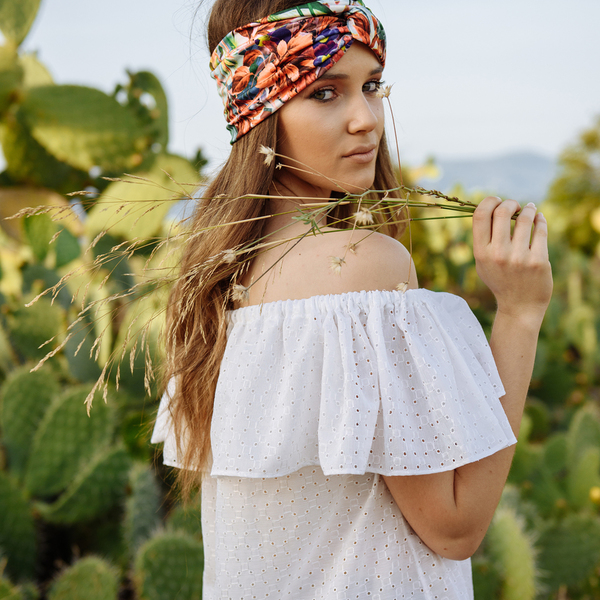 Exotic Headband - chic, φλοράλ, boho - 2