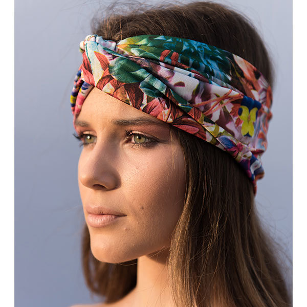 Exotic Headband - chic, φλοράλ, boho - 3