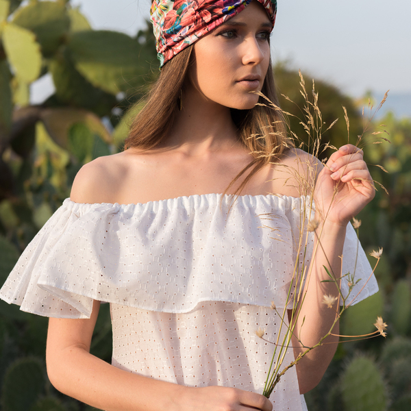 Exotic Headband - chic, φλοράλ, boho - 4