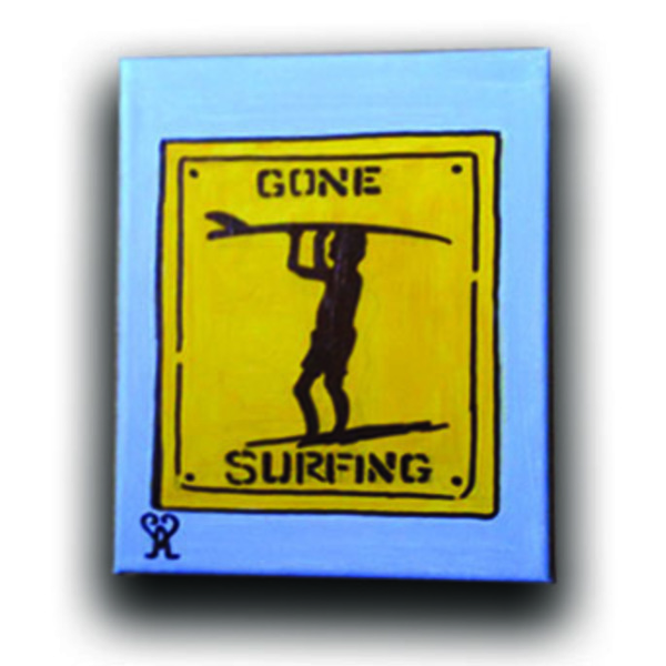 gone surfing - statement, διακοσμητικό, χρωματιστό, ζωγραφισμένα στο χέρι, πίνακες & κάδρα, επιτοίχιο, διακόσμηση, decor, ακρυλικό, χειροποίητα, πίνακες ζωγραφικής - 3