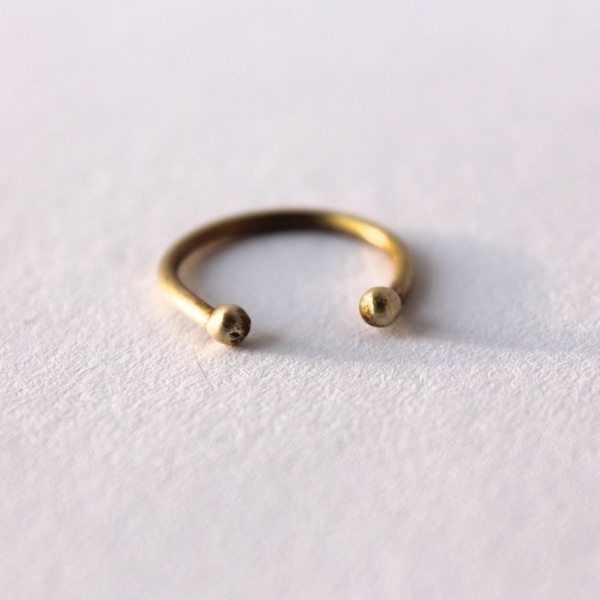 ο Dots | Δαχτυλίδι Μπρούτζος - midi, δαχτυλίδι, minimal, βεράκια, μπρούντζος, αυξομειούμενα, φθηνά