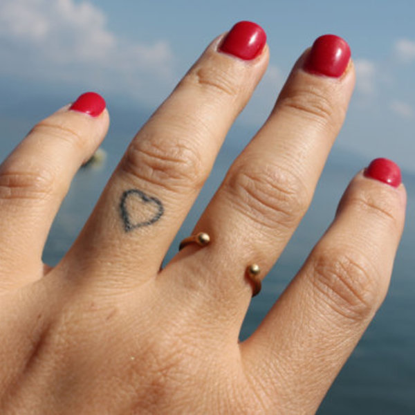 ο Dots | Δαχτυλίδι Μπρούτζος - midi, δαχτυλίδι, minimal, βεράκια, μπρούντζος, αυξομειούμενα, φθηνά - 3