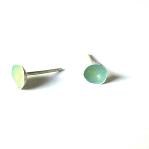 random silver studs| χειροποιητο ασημενιο σκουλαρικι καρφωτο - ασήμι, chic, μονόχρωμες, χρωματιστό, μόδα, μοναδικό, μοντέρνο, ασήμι 925, σμάλτος, επάργυρα, κορίτσι, δώρο, customized, cute, χειροποίητα, για όλες τις ώρες, minimal, must, ασημένια, καρφωτά, μικρά, καρφάκι, για παιδιά - 2