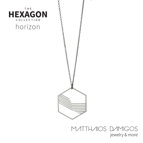 THE HEXAGON COLLECTION (chain edition) - ασήμι, αλυσίδες, charms, γυναικεία, ασήμι 925, ανδρικά, κολιέ, unisex - 4