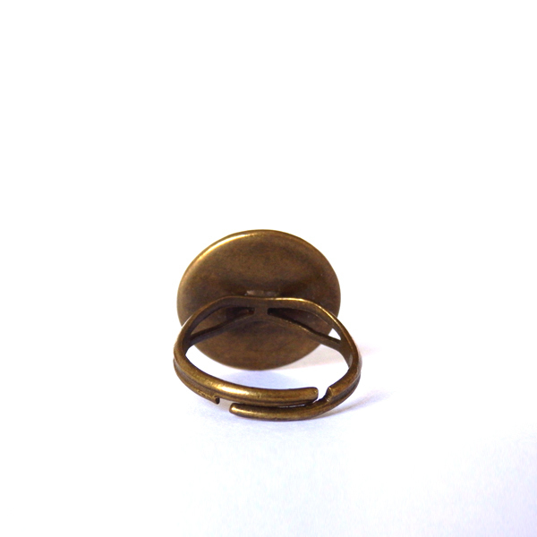 *Green Drop* | Boho Δαχτυλίδι με Υγρό Γυαλί - γυαλί, μέταλλο, δαχτυλίδι, χαρούμενο, boho, αυξομειούμενα - 3