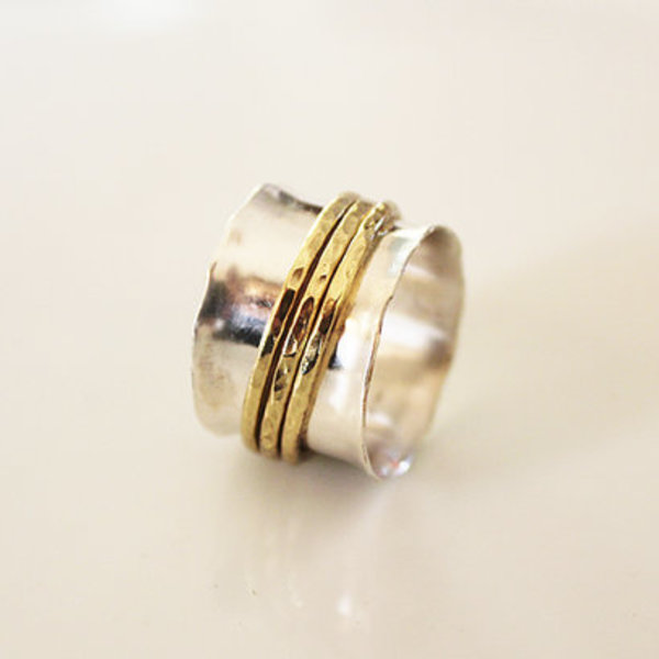 Έξτρα φαρδύ ασημένιο δαχτυλίδι - ασήμι 925, δαχτυλίδι, ασημένια - 2