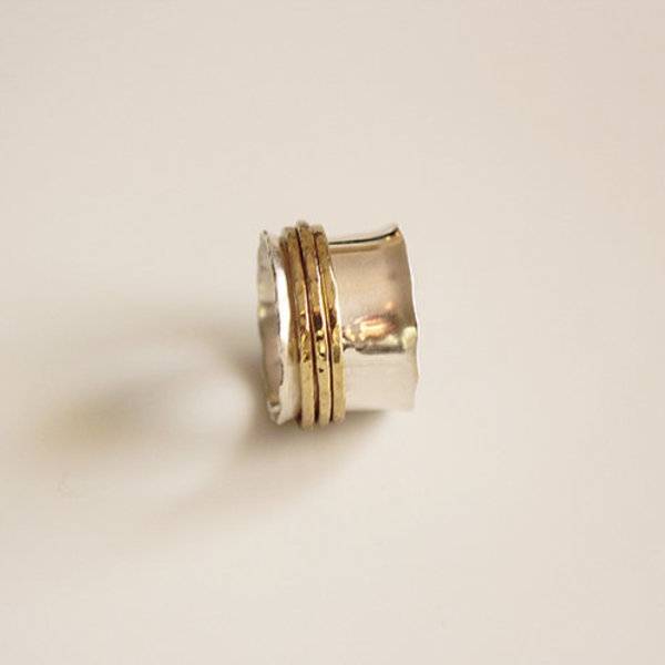 Έξτρα φαρδύ ασημένιο δαχτυλίδι - ασήμι 925, δαχτυλίδι, ασημένια - 3