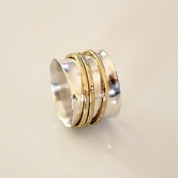 Έξτρα φαρδύ ασημένιο δαχτυλίδι - ασήμι 925, δαχτυλίδι, ασημένια